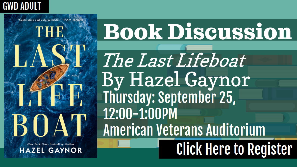 Adult Book Discussion the last lifeboat