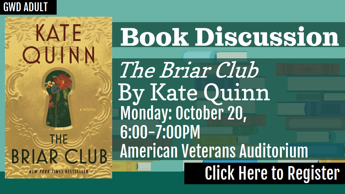 GWD Adult Book Discussion The Briar Club